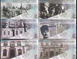 Mustafa Kemal Atatürk Fantezi Kağıt Para Euro