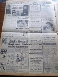 Cumhuriyet Gazetesi - 26 Aralık 1957 - Meclis İç Tüzük Tadilatını Müzakere Etti - Faik Ahmet Barutçu - Sebati Ataman - Behçet Kayaalp - Kıbrıs'ta Tedhişçilerin Tahliyesi Devam Edecek - Diyanet İşleri Reisine Makam Arabası Alınacak - Yılbaşı Hazırlıkları İlerliyor - Gaziantep'in 36. Kurtuluş Yıldönümü - Seni Sevmek Kaderim Yazan Sinclair Levis  Yazı Dizisi - 20. Asırda Hakiki Bir Robenson - Avam Kamarası Reisinin Tarafsızlığı Yazan Münci Kapani - Ingrid Bergman İle Roberto Rosselini Buluştular - Suriye Komünistlerle Aynı Yolu Takip Ediyor - Vatan Partisi İzmir'de Resmen Kapandı - Burhan Felek - Yılbaşı Gecesi Güzeller Balosu - Günün Ansiklopedisi - Devlet Tiyatrosu İstanbul'da - Rock And Roll - Türkiye Lüksemburg Ordu Maçının Tarihi Değişti - Pe Re Ja Limon Kolonyası - Beyoğluspor Emniyet Bugün Oynuyor - Fenerbahçe Bugün Kampa Giriyor - Remondini Beşiktaş'ın Antrenörü Oldu - 1959 Basketbol Şampiyonasına 34 Millet Katılmaya Karar Verdi - Vakko - Kristal Kolonyası - Niçin Orhan Şeref Apak