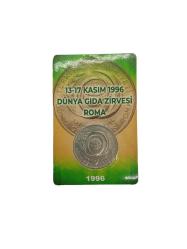 1996 50 Bin Lira 13-17 Kasım1996 Dünya Gıda Zirvesi Roma FAO