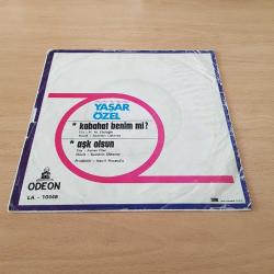Yaşar Özel - Kabahat Benim Mi & Aşk Olsun - 45'lik ( Sadece Kapak )