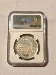 1973 basım GÜMÜŞ 100 Lira Orjinal NGC SERTİFİKALI dır