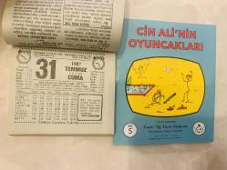 31 Temmuz 1987 hediyelik orijinal Türkiye gazetesi takvim yaprağı (Cin Ali kitabı hediyeli:)