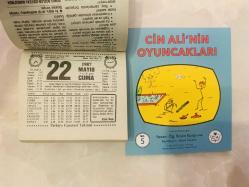 22 Mayıs 1987 hediyelik orijinal Türkiye gazetesi takvim yaprağı (Cin Ali kitabı hediyeli:)