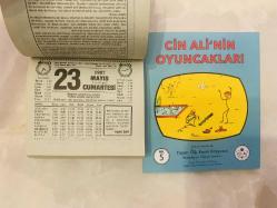 23 Mayıs 1987 hediyelik orijinal Türkiye gazetesi takvim yaprağı (Cin Ali kitabı hediyeli:)