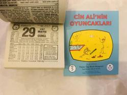29 Mayıs 1987 hediyelik orijinal Türkiye gazetesi takvim yaprağı (Cin Ali kitabı hediyeli:)