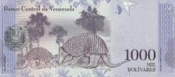Koleksiyon Ürünü Venezuella, 1000 Bolivares, Çil, 2017