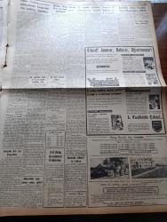 Cumhuriyet Gazetesi - 16 Temmuz 1959 - Meclis 33 Günlük Tatilden Sonra Çalışmalarına Başladı - Talebe Federasyonunun Şehrimizde Kongresini Polisler Dağıttı Yalçın Küçük'ü Götürdü - Gazeteci Şahap Balcıoğlu 1 Yıl 4 Ay Hapse Mahkum Oldu - Hasan Polatkan'a Yapılacak Ameliyat - Piyes Yazarı Ekrem Reşit Rey Toprağa Verildi - Turhal'da Kağıt Oyunları Yasak Edildi - Ankara'daki Spor Sarayı Neden Çöktü - Haritamızda Bir Nokta Yazan Fakir Baykurt Yazı Dizisi - Kurtlar Ulurken Yazan Alix Andre Yazı Dizisi - Vapurlara Ebe Alınacak - Burhan Felek Köşe Yazısı - Suriye'de 13 Türk Daha Tevkif Edildi - Rauf Denktaş Salıya Ankara'ya Geliyor - Uluç Ali Yazan Halikarnas Balıkçısı Yazı Dizisi - Demirbank - Koruyucu Melekler Çizgi Roman - Ankara İstanbul Etaplı Bisiklet Yarışı İlk Etapı Aytekin İpek Aldı - Fenerbahçe Antrenör Molnar İle Anlaşamadı - Meşhur Brezilyalı Didi Real Madrid'de - Modalı Altan Dinçer'in Fenerbahçe'ye Döneceği Söyleniyor - Avrupa Kupasının İlk Maçı Porto Kızılyıldız - Karagümrük