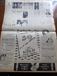 Cumhuriyet Gazetesi - 11 Ağustos 1959 - Ortadirek Yazan Yaşar Kemal Yazı Dizisi - Uluç Ali Yazan Halikarnas Balıkçısı Yazı Dizisi - Samsun Şehrini Dün Seller Bastı - Haliç Fener Faciasına 165 Kg Dinamit Sebep Oldu - 22 Ay Yatacak Gazeteci Beyhan Cenkçi Dün Sabah Hapse Girdi - Yeni Tekel Binasının Temeli Atıldı - Konya'daki Yüzme Havuzunda Kadınlar Günü -  Terbiyeciler Dayağın Gene Okullara Girmesini İstiyorlar - İktisadi Durumumuzun Bilançosu Yazan Esat Tekeli - Arap Komünistleri Arasında Çözülme - Burhan Felek Köşe Yazısı - Yıldız Robert Mitchum İrlanda'da Dayak Yedi - Soprano Maria Callas Film Teklifine Evet Dedi - 107 Kişilik Bir Orkestra Geldi - Rauf Denktaş Kim Dergisini Dava Ediyor - Beşiktaş'ın Yeni Macar Antrenörü Bukovin Yarın Geliyor - Fenerbahçe'nin Kuvvetli Rakibi Czepel - Eskişehir Beden Terbiyesi Yeni Bölge Müdürü Mümtaz Kolankaya - Kızılay Otomobil Piyangosu - Altay'ın Yeni Antrenörü Sinyor Buzzegoli - Sana Nebati Margarin - Fenerbahçe Boks Takımı Kaptanı Halit Çetin