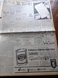 Cumhuriyet Gazetesi - 12 Ağustos 1959 - Ortadirek Yazan Yaşar Kemal Yazı Dizisi - Nadir Nadi Köşe Yazısı - Kıbrıs'ta Bir Türk Gençlik Toplantısına Bomba Atıldı - Kasım Gülek'in Rize Seyahati Partiler Arası Dostluk Tezahürüne Vesile Oldu - Kerkük Katliamının İkinci Kızıl Lideri Kaçtı - Maruf Berzani - New York Filarmoni Orkestrası Açıkhava Tiyatrosunda Konserini Verdi - Fener'deki Dinamit Patlamasında Gümrük Memurları Da Sorumlu Tutuluyor - Küba Dün Yeniden Karıştı - Bartın'ı İstanbullu Seyyar Satıcılar İstila Etti - Amerika'da İran Şahı Aleyhine Çalışan Teşkilat - Burhan Felek Köşe Yazısı - Fuhuşa Teşvikten Sanıklar Rock And Roll'cular - Koruyucu Melekler Çizgi Roman - Atom Bombasının Ondördüncü Yıldönümünde - Uluç Ali Yazan Halikarnas Balıkçısı Yazı Dizisi - İstanbul Ankara Radyosu Programı - Aydın Milletvekili Osman Ongan Vefat Etti - Komili Zeytinyağı - Teniste Nazmi Bari İzmir Şampiyonu Ziya Kıpkızılı Yendi - Yaşar Yılmaz Ve Tahsin Kotil Güreş Kampından Çıkarıldı - Basketbol