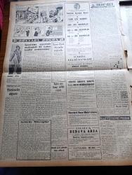 Cumhuriyet Gazetesi - 9 Temmuz 1959 - Uluç Ali Yazan Halikarnas Balıkçısı Yazı Dizisi - Nadir Nadi Köşe Yazısı - NATO 200 Atom Bombardıman Uçağını Fransa'dan Çekiyor - Ankara'da İki Gazeteci Beyhan Cenkçi Ve Oktay Verel Birer Buçuk Yıl Hapse Mahkum Edildiler - Sümerbank'ın Yapacağı Yeni İndirimler - Vatan Cephesine İlk Kaydolana Altın Kalem -  İstinyede Batan  Yüzer Havuzun Kurtarılması Ameliyesine Başlandı - Denize Dökülen Sebze Ve Meyveler - Konya'da Sarıkla Dolaşan Doktor Sadullah Nutku Yakalandı - Kurtlar Ulurken Yazan Alix Andre Yazı Dizisi - Ay'ın İlk Seyyahları Çeviren Tevfik Sadullah Yazı Dizisi - Rus Başbakanı Hrutçef Amerikan Başkanı Eisenhower'i Rusya'yı Ziyarete Davet Etti - Küba Başkanı Fidel Castro'nun Sakalı - Kadın Sesi Füzeyi İnfilak Ettirdi - Dünya Ağır Siklet Boks Şampiyonu Johansson - Almanya'da Dörtlü Turnuvaya Katılan Bakırköy Voleybol Takımı İkinci Oldu - Rocky Marciano Ringe Dönüyor - güreşçi Osman Kambur İle İsmet Atlı Galip - Galatasaraylı Ünal Karagümrük'te