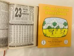 23 Eylül 2017 hediyelik orijinal Türkiye takvim yaprağı (Cin Ali kitabı hediyeli:)