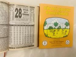 28 Eylül 2017 hediyelik orijinal Türkiye takvim yaprağı (Cin Ali kitabı hediyeli:)