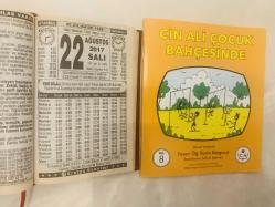 22 Ağustos 2017 hediyelik orijinal Türkiye takvim yaprağı (Cin Ali kitabı hediyeli:)