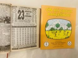 23 Ağustos 2017 hediyelik orijinal Türkiye takvim yaprağı (Cin Ali kitabı hediyeli:)