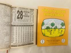 28 Ağustos 2017 hediyelik orijinal Türkiye takvim yaprağı (Cin Ali kitabı hediyeli:)