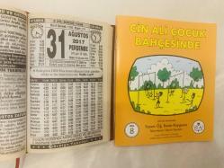 31 Ağustos 2017 hediyelik orijinal Türkiye takvim yaprağı (Cin Ali kitabı hediyeli:)