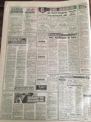 YENİ SABAH GAZETESİ 16 EYLÜL 1962 YIL :25 SAYI :8445---Erim Koalisyon Çubuk Çökebilir  Dedi ---Zorlu Polatkan ve Menderes İçin Bugün Mevlüt Okutulacak ---Karadeniz de bir Yunan  şilebi  battı  ,mürettebatın  4'ü boğuldu --Bir banka heyeti  sellerden  kayboldu --Hemşireye tecavüz  eden  4 yd .Sb.10 yıl  hapis  yedi ---Bölükbaşı  Asayişsizlik Cemiyeti  İçinden Yakar --Dört Asır Hikayesi :Siyavuşgil ---Charlie Chaplin---NATO da nükleer kuvvet kurulması  için müzakere ---Rövanş :Galatasaray  -Dinamo --Galatasaray tur atlayabilir --Beşiktaş Ankaragücü nü ilk yarıda  mağlup  etti :2-1---Fenerbahçe ,H.Tepe ye  şans tanımadı --Cahit Onel  rekor kırdı ---B.Spor :3 K.Gümrük : 2---PTT :2  Y.Direk :0--Laf attığı için 1 yıl hapis yedi ---Alican ve Melen  Amerika da ---Alman Mühendisi Türk Toprağında  Vurulmuş ,--Brezilya da grev  hayatı  felce uğrattı ---