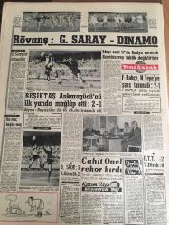 YENİ SABAH GAZETESİ 16 EYLÜL 1962 YIL :25 SAYI :8445---Erim Koalisyon Çubuk Çökebilir  Dedi ---Zorlu Polatkan ve Menderes İçin Bugün Mevlüt Okutulacak ---Karadeniz de bir Yunan  şilebi  battı  ,mürettebatın  4'ü boğuldu --Bir banka heyeti  sellerden  kayboldu --Hemşireye tecavüz  eden  4 yd .Sb.10 yıl  hapis  yedi ---Bölükbaşı  Asayişsizlik Cemiyeti  İçinden Yakar --Dört Asır Hikayesi :Siyavuşgil ---Charlie Chaplin---NATO da nükleer kuvvet kurulması  için müzakere ---Rövanş :Galatasaray  -Dinamo --Galatasaray tur atlayabilir --Beşiktaş Ankaragücü nü ilk yarıda  mağlup  etti :2-1---Fenerbahçe ,H.Tepe ye  şans tanımadı --Cahit Onel  rekor kırdı ---B.Spor :3 K.Gümrük : 2---PTT :2  Y.Direk :0--Laf attığı için 1 yıl hapis yedi ---Alican ve Melen  Amerika da ---Alman Mühendisi Türk Toprağında  Vurulmuş ,--Brezilya da grev  hayatı  felce uğrattı ---