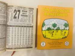 27 Nisan 2017 hediyelik orijinal Türkiye takvim yaprağı (Cin Ali kitabı hediyeli:)