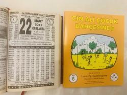 22 Mart 2017 hediyelik orijinal Türkiye takvim yaprağı (Cin Ali kitabı hediyeli:)