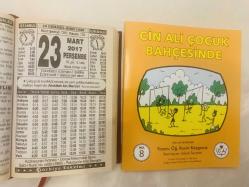 23 Mart 2017 hediyelik orijinal Türkiye takvim yaprağı (Cin Ali kitabı hediyeli:)