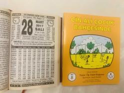 28 Mart 2017 hediyelik orijinal Türkiye takvim yaprağı (Cin Ali kitabı hediyeli:)