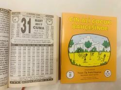31 Mart 2017 hediyelik orijinal Türkiye takvim yaprağı (Cin Ali kitabı hediyeli:)