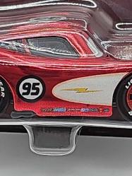 Pixar Disney Cars LIGHTNING MCQUEEN 95 Red chrome VHTF Mattel Car Spectraflame