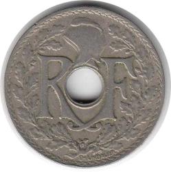 Fransa 25 Centimes 1920 Çok Temiz