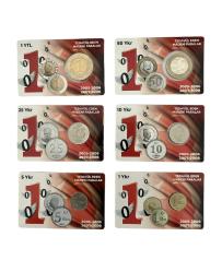 Yeni Türk Lirası Set Yeni Kuruşlar YTL 2007 Yılı Özel Kiti İçinde