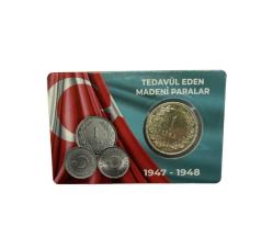 1948 Yılı Gümüş 1 Lira Özel Kiti İçinde