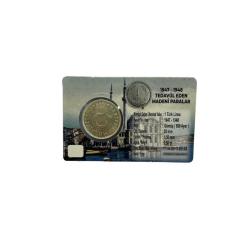 1948 Yılı Gümüş 1 Lira Özel Kiti İçinde