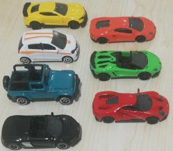 1.64 ölçekli metal model arabalar majorette Lamborghini ford audi chevrolet renault detayları güzel sıfır koleksiyon luk dekorluk Hediyelik araba set lot