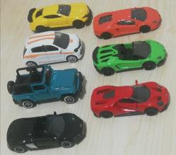 1.64 ölçekli metal model arabalar majorette Lamborghini ford audi chevrolet renault detayları güzel sıfır koleksiyon luk dekorluk Hediyelik araba set lot