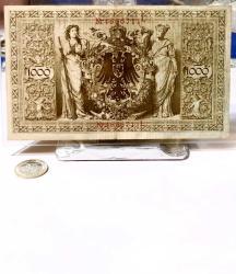 ALMANYA 1.000 MARK 1910 basım yılı ORJİNAL