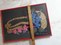 Kumaş Üzeri El boyama Tablo 20X30 CM