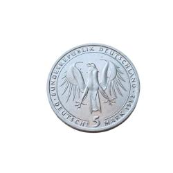 Almanya 5 Mark 1982 Johann Wolfgang von Goethe'nin Ölümünün 150. Yıldönümü Hatıra Para