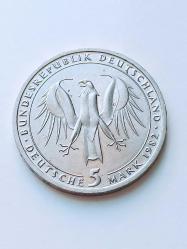Almanya 5 Mark 1982 Johann Wolfgang von Goethe'nin Ölümünün 150. Yıldönümü Hatıra Para