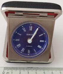 ESKİ DÖNEM ANTİK GERMANY EUROPA MARKA KURMALI ALARMLI ORİJİNAL MASA SAATİ ÇOK NADİR