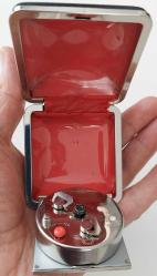 ESKİ DÖNEM ANTİK GERMANY EUROPA MARKA KURMALI ALARMLI ORİJİNAL MASA SAATİ ÇOK NADİR