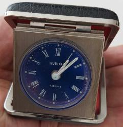 ESKİ DÖNEM ANTİK GERMANY EUROPA MARKA KURMALI ALARMLI ORİJİNAL MASA SAATİ ÇOK NADİR