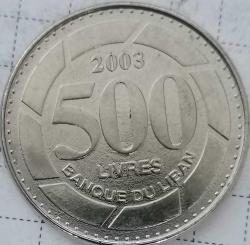 Efemera - LÜBNAN 2003 500 LIVRES - kitantik - kitaLog