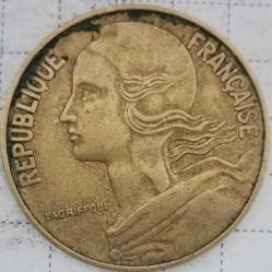 FRANSA 1974   20 CENTIMES