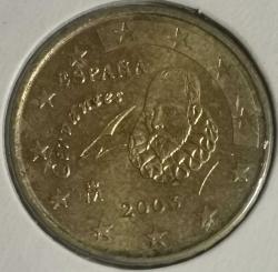 İSPANYA 2003 10 EURO CENT  LEUCHTTURM KAPAMASINDA