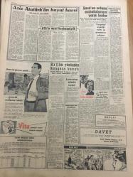 YENİ SABAH GAZETESİ  10 KASIM 1961 YIL :24 SAYI :8140--Aziz ATA 'nın huzurunda eğiliyoruz --Cezaevinde  ilk basın toplantısı ---Gürsel 4 Parti Liderini Davet Edildi ---AP ve CKMP liderleri  dün akşam görüştüler ---Selamet Partisi Kuruldu --İngiliz Kemal Hasta Yatıyor ---Atatürkçülük :Siyavuşgil --Polis sahte elli liralık basan  şebekeyi arıyor ---Aziz Atatürk 'ün Hayat Kavsi --ATA 'yı  nasıl kaybetmiştik --Suud 'un ordusu muhafızlarının yarısı kadar ---Bir film yüzünden  Rangoon karıştı --Sinemalar, Tiyatrolar ,Radyo Programları --Edebiyen Minnettar  olduğumuz  büyük insan  :ATATÜRK ---Biz mal  yerine işçi ihraç eden bir memleketiz ---Can  sakatlığı haberini alınca ,Kaçalin  gülümsedi ---Milli Takım Açıklanıyor ---Güreş de yeni milli temaslar --Rus Milli Takımı Şehrimize  geldi ---Takımlar bu haftaki lig maçlarına  hazır --İki Senagalli  dün imam nikahı  ile evlendiler --THY uçağı dün Londra  seferinden boş döndü ---Yargıtay  üyeliği  talih  işi  olmaktan çıkıyor ---