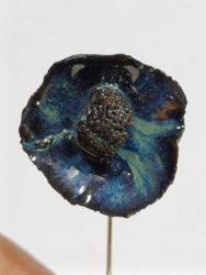 Antika - K414----AĞLAMA DUVARI PİRİNÇ YAKA İĞNESİ -ROZET - kitantik - kitaLog