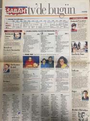 SABAH MELODİ GAZETESİ VE SABAH TELERAMA GAZETESİ -9 Ekim 1997 -Söyleyemedikleriniz--Süleyman Turan-Şöhret Tuzağı-Ah şu kocalar-Hale Pakcan-Mimi ile Muti-Patrıck Mc Donnel-Bizim Aile-Mort Walker-Dıck Browne-Marvın-Tom Amstrong-astroloji-Şerif Ercan-Telekritik-Erdoğan sevgin--sabah TV’de bugün-Bu gün ne yapalım-Elif Ergu-pastel tırnak yeme sorununa son-burada dergisi-Otacı diyet Life-Meltem pusat-Beyazıt Öztürk-Mustang Jean’s-Amerikan hastanesi plastik cerrahi bölümü direktörü Profesör Onur Erol-A 2000-Reyting hamdi-Tayfun Talipoğlu-Erman Toroğlu-Esra Ceyhan-Bülent ersoy-İbo show-Yaşar nuri öztürk-Kenan doğulu-İzel-Cem Yılmaz-Mehmet güçlü-oryantal şıvga-Robinson Cruise-korkunun bedeli-Bulut Aras-filiz Ersürer-dağcı-Sylvester Stallone-Bisiklet hırsızları-fırtınalı pazartesi-Pierce Brosnan-Melanie griffith