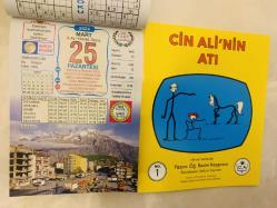 25 Mart 2024 hediyelik orijinal Ülkü takvim yaprağı (Cin Ali kitabı hediyeli:)
