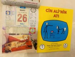 26 Mart 2024 hediyelik orijinal Ülkü takvim yaprağı (Cin Ali kitabı hediyeli:)