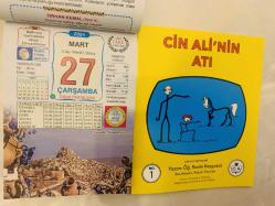 27 Mart 2024 hediyelik orijinal Ülkü takvim yaprağı (Cin Ali kitabı hediyeli:)